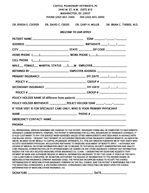 Patient Registration Form
