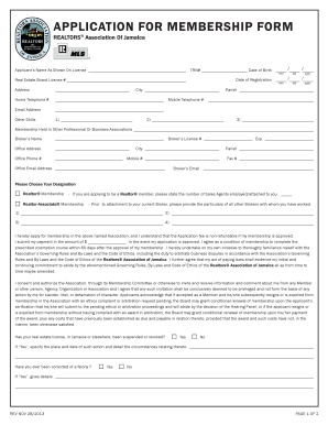 Application for Membership Form-Printindd - realtorsjamaica