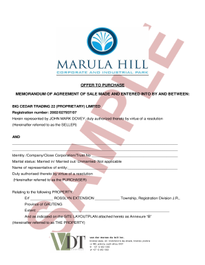 OFFER Marula HillFinal - rosslynhub co