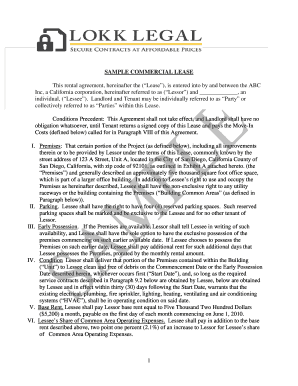 Commercial Lease Agreement