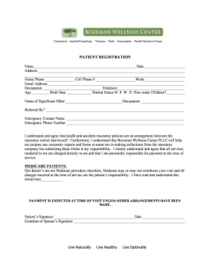 Patient Registration Form