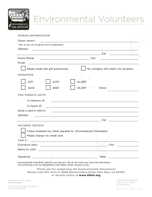 Donation Form
