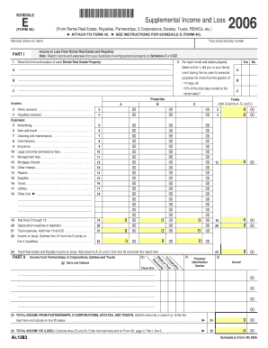 Schedule E Form 40