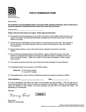 Photo Permission Form