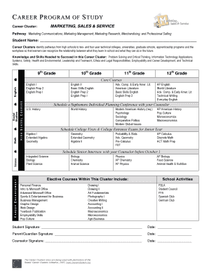 Marketing Sales Service Career Program of Study