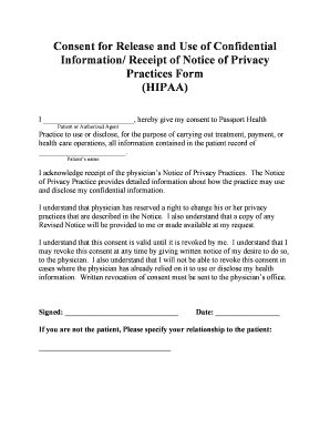 HIPAA Consent Form
