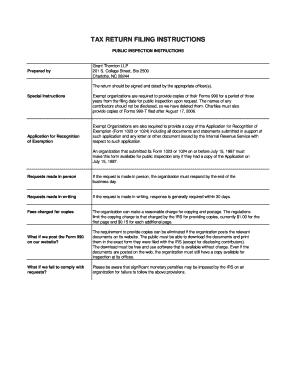 Form 990 Tax Return