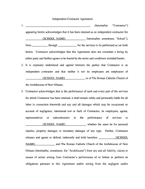 Independent Contractor Agreement