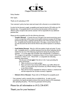 Georgia Private Passenger Auto Application