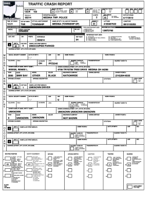 Traffic Crash Report Form