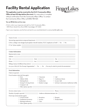 This application must be received by the FLCC Community