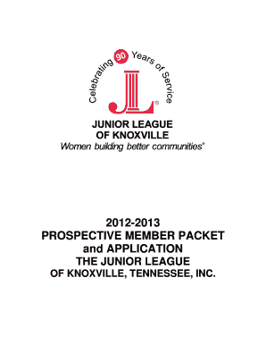 201213 Prospective Member Packet and application