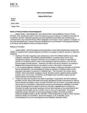 Patient HIPAA Form