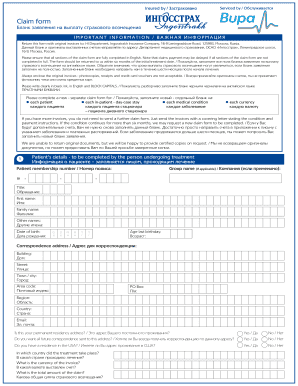 Insurance Claim Form