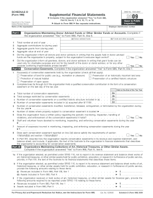 Schedule D Form 990 Supplemental Financial Statements
