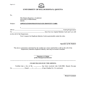 Reconciling a bank statement - The Deputy Registrar, (Academic)