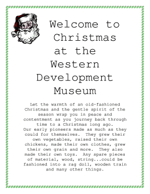 Christmas at Western Development Museum