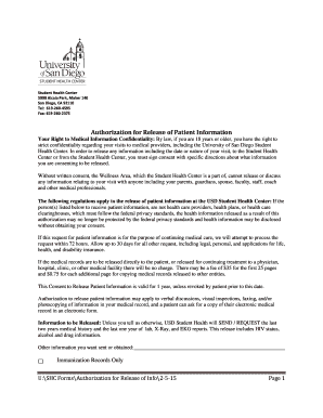 Authorization for Release of Patient Information