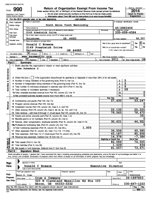 Form 990 2014