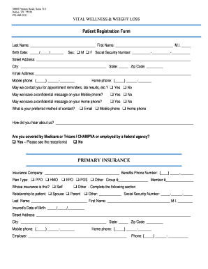 Patient Registration Form