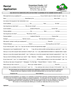 Rental Application 299 South Main Street, Suite 1300 Wells Fargo Center, 13th Floor Toll Free Fax: (866) 8802494 DELIVER OR FAX COMPLETED APPLICATION FORM TO ADDRESS OR FAX NUMBER SHOWN ABOVE What apartment are you applying for