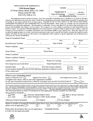 CRM Rental Management Application