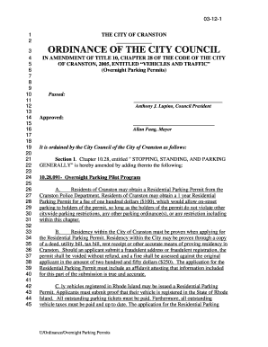 IN AMENDMENT OF TITLE 10, CHAPTER 28 OF THE CODE OF THE CITY