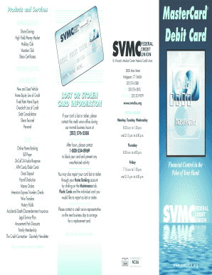 MasterCard Debit Card Application