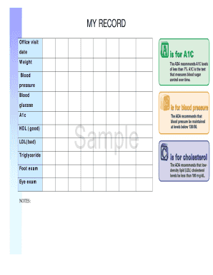 Patient Health Record Form