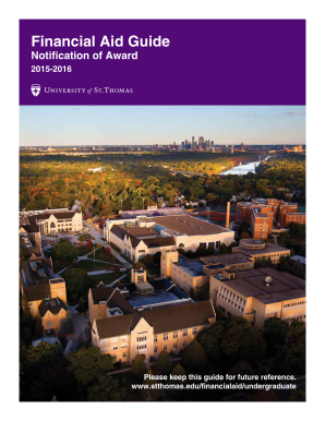 Notification of Award Response Form