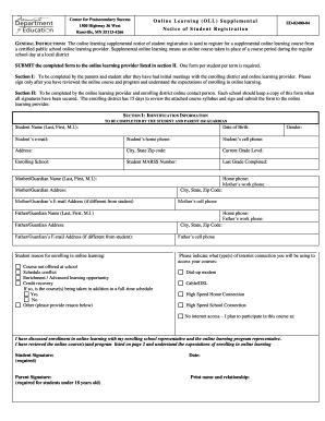 Swwc Mde Supplemental Student Registration Formpdf - swsc