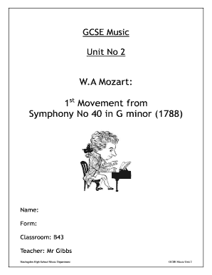 GCSE Music Classical Period Study Guide