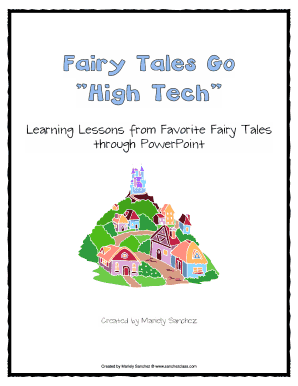 Fairy Tale Analysis Worksheet