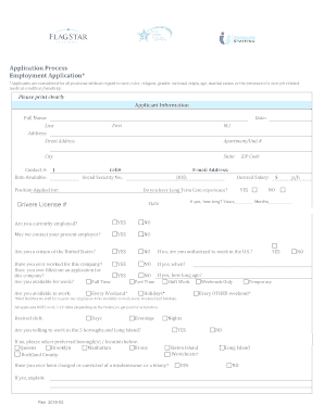 Employment Application Form