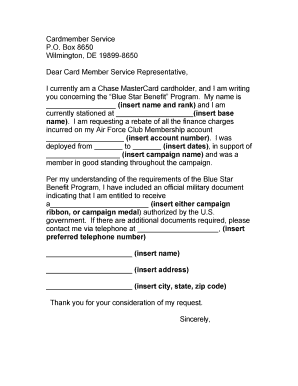 Blue Star Benefit Program Rebate Request