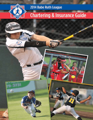 Babe Ruth League Charter and Insurance Application