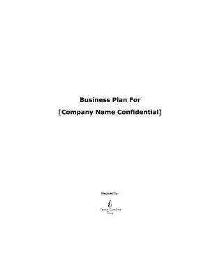 Confidentiality Agreement for Business Plan