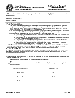 Solicitation 3090000031 The State of Oklahoma Office Of Management and Enterprise ServicesISD Procurement is seeking procurement and implementation on behalf of the State of Oklahoma Emergency Management OEM a proven and successfully