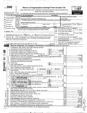 Form 990 2007