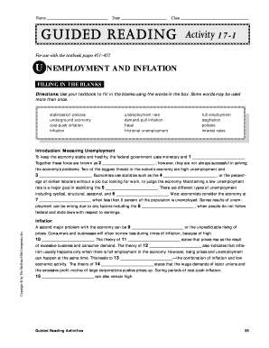 Economics Worksheet
