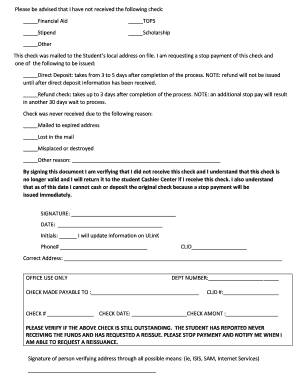 Financial Aid TOPS - Student Cashier Center