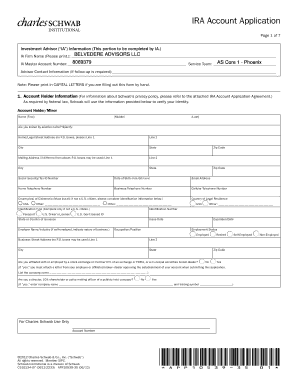 IRA Account Application