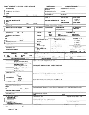 Workers' Compensation First Report of Injury or Illness