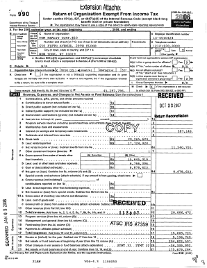 Form 990 Return of Organization Exempt From Income Tax