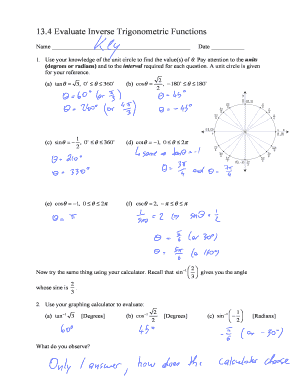 134 Inverse Trig Functions - Shanghai American School