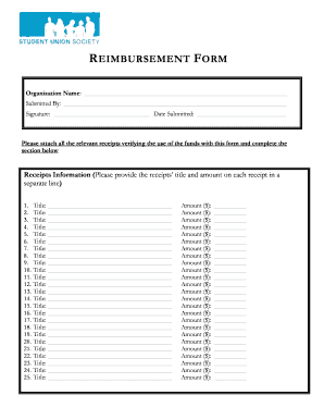 Reimbursement Form
