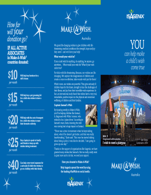 Make-A-Wish Donation Form