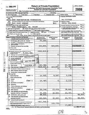 Form 990-PF 2008