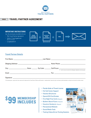 Westgate Travel Partner Agreement