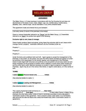 Property Management Agreement